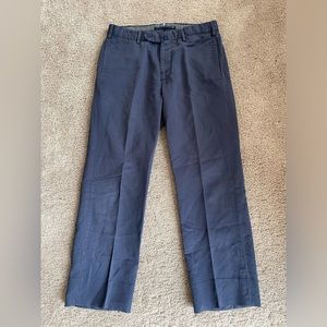 Incotex Tapered Cropped Pleated Chinolino Trousers 34